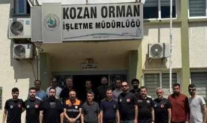 Eskişehir’deki şehitler için Kozan’daki ormancılara taziye ziyareti