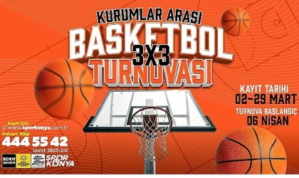 Büyükşehir Kurumlar Arası 3X3 Basketbol Turnuvası Kayıtlar Başladı